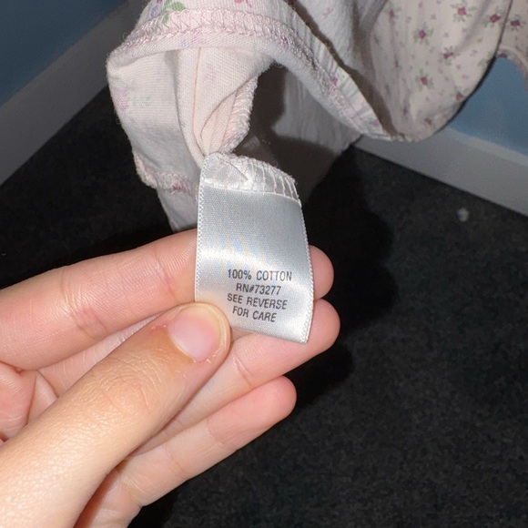 Croft & Barrow Pink Floral Nightgown - Picture 5 of 6